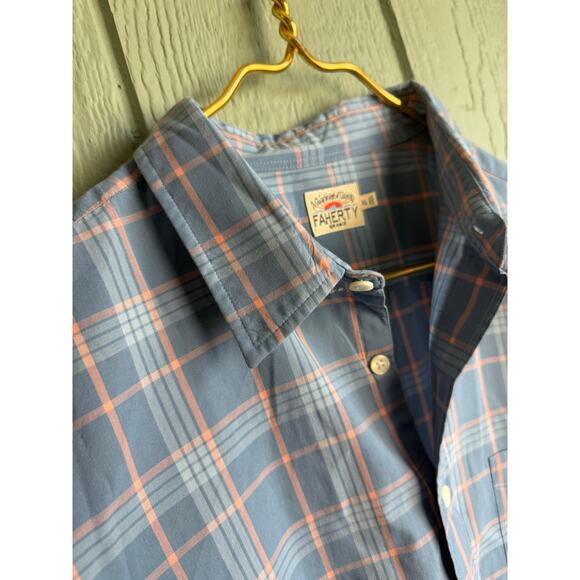 Men's Faherty Movement Brookfield Plaid Shirt, XL $168 - Picture 4 of 7